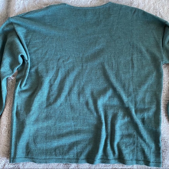 NEW Eileen Fisher 100% Wool Boxy Sweater - Picture 4 of 9